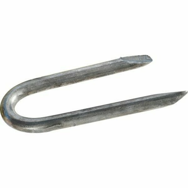 Hillman Fence Staples, 9 ga, 1 in Leg L, Steel 461477